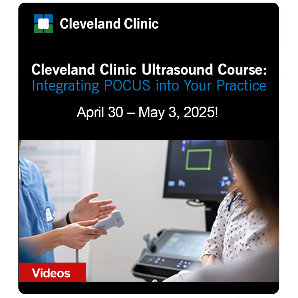 Cleveland Clinic Ultrasound Course: Integrating POCUS Into Your Practice 2024 (Videos)