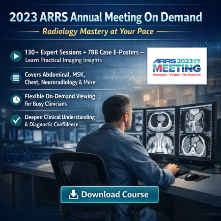 2023 ARRS Annual Meeting On demand