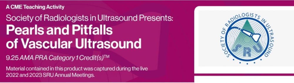 Society Of Radiologists In Ultrasound Presents Pearls And Pitfalls Of Vascular Ultrasound 2024 (Videos)