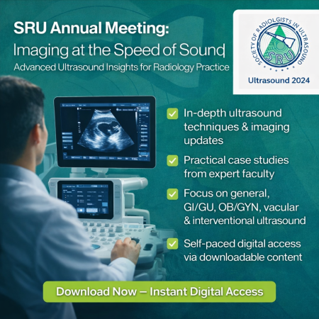 SRU Annual Meeting: Imaging At The Speed Of Sound: Recent Innovations In Ultrasound 2024 (Videos)